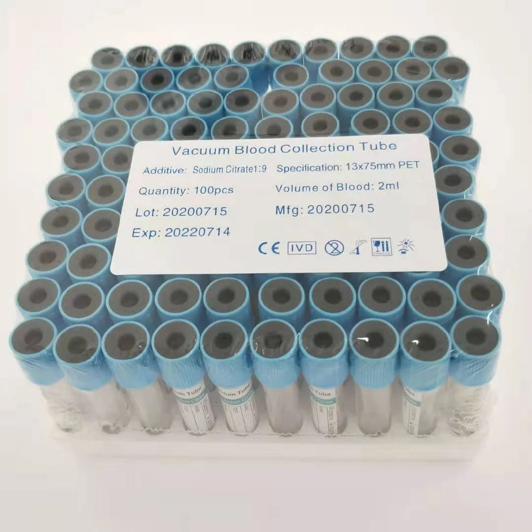 Pet Sodium Citrate 3.2% Blood Collection Tube Factory Price