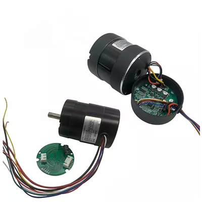 12v 24v 36v 48v Brushless DC Planetary Gear Motor Bevel Gear Kebisingan Rendah 57MM