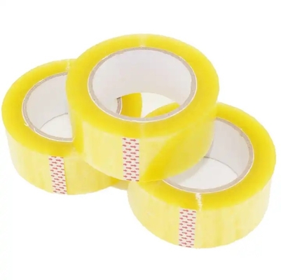Logo Kustom Acrylic Clear Packing Tape, OEM Adhesive Clear Tape