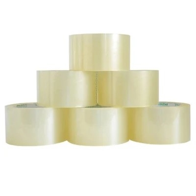 BOPP Single Side Packing Tape 100m, Tape Packing Kuning Transparan Tahan Air
