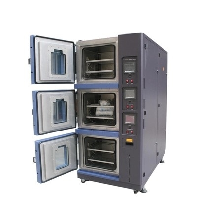 SUS304 Bersepeda Thermal Shock Chamber Anticorrosive Dengan 2 Zona