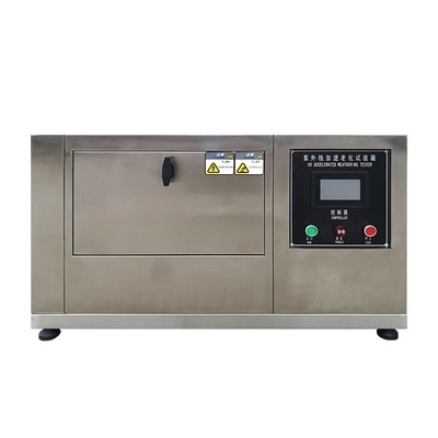 Tampilan Desktop Kecil Ruang Uji UV Bahan Stainless Steel