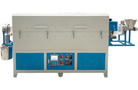 1600 ℃ Multi Temperature Zone Tubular Furnace Dapat Dikontrol Secara Individual