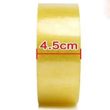Gulungan Besar Kuning Transparan Packing Tape Logistik Penyegelan Karton Ekspres