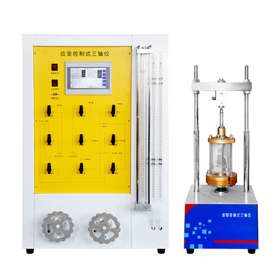 Strain Controlled Triaxial Apparatus Untuk Menguji Kekuatan Contoh Tanah