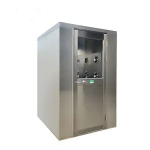 Tipe Induksi Pintu Geser Otomatis Air Shower Untuk Pabrik Farmasi