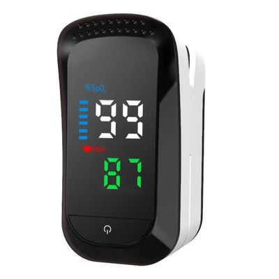 1.5V * 2 49.5g Ujung Jari Pulse Oximeter ABS Monitor Detak Jantung Klip Jari