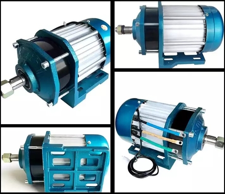 Motor DC Tanpa Sikat 1200W-3000W, Motor Gear DC Daya Tinggi Roda Tiga