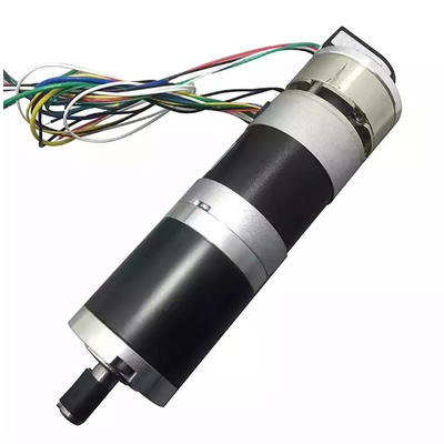 12v 24v 36v 48v Brushless DC Planetary Gear Motor Bevel Gear Kebisingan Rendah 57MM