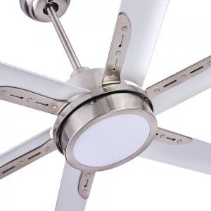 120V Home Gym Aluminium Blade Ceiling Fan Motor Inverter Tanpa Sikat 84 Inci