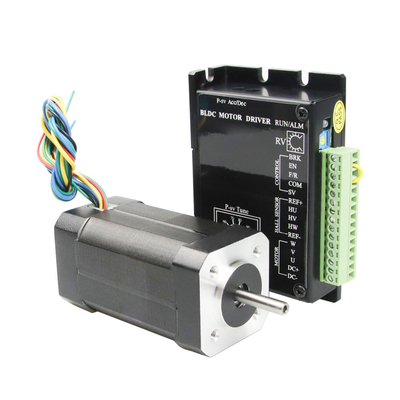 24v 77.5W 42mm Persegi 3 Fase BLDC Brushless Gear Motor 4000rpm