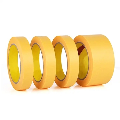 Kelas Industri Masking Kraft Paper Gummed Tape Gold Cat Semprot Perlindungan Kecantikan