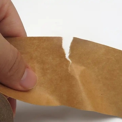Pita Kertas Kraft Coklat OEM, Pita Penyegel Kemasan Biodegradable