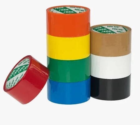35-50 Pita Pengemasan Warna Mikron, Pita Transparent Pengemasan Ringan Perekat