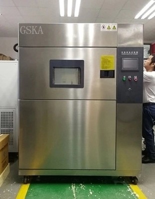 Batas Pra-Panas +200ºC Thermal Shock Chambers Otomatis Dapat Diprogram