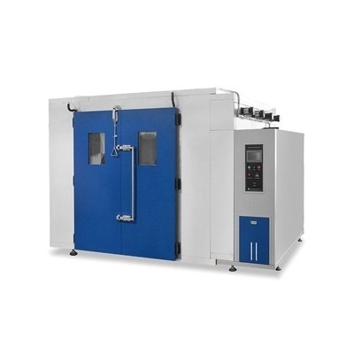 OEM SUS304 Walk In Test Chamber Dapat Diprogram Dengan Panel Sentuh LCD 7″