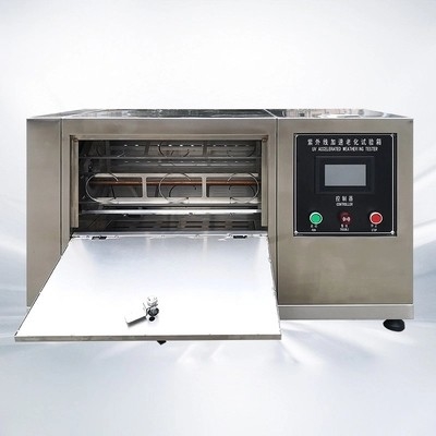 Tampilan Desktop Kecil Ruang Uji UV Bahan Stainless Steel