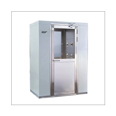 Pintu Dorong Otomatis Stainless Steel Air Shower Dengan Air Interlocking System