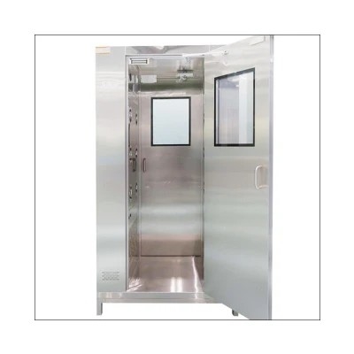 Pintu Dorong Otomatis Stainless Steel Air Shower Dengan Air Interlocking System