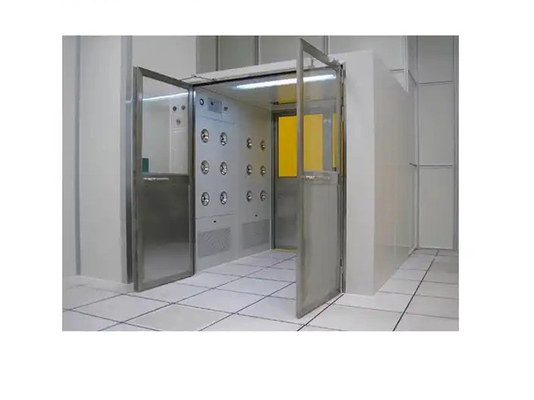 Pintu Ganda Otomatis Saluran Pancuran Kargo Kamar Mandi Udara Rotary Nozzle