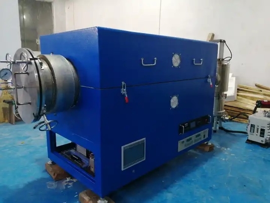 Tungku Tabung Vakum yang Dapat Diprogram Cerdas Kontrol Cerdas 1200 ℃