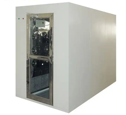 Automatic Blow Cleanroom Air Shower, Kamar Mandi Udara Dengan Pintu Swing Interlock