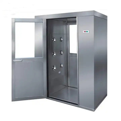 Automatic Blow Cleanroom Air Shower, Kamar Mandi Udara Dengan Pintu Swing Interlock