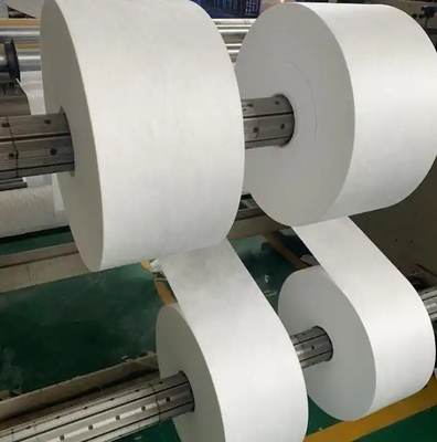 100% ES Fiber Antibakteri Non Woven Kapas Udara Panas, Kain Filter Kapas Meleleh Panas