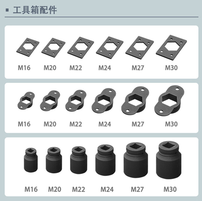 Kekuatan Tinggi Bolt Intelligent Dynamometer Torque Detection Range 10-2000NM