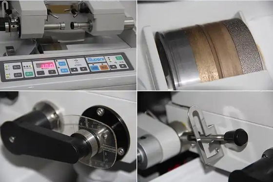 Mesin Laboratorium Optik Mesin Tepi Semi-Otomatis Tersedia Kisaran 22mm ~ 100mm