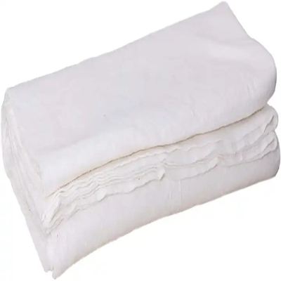 100% Produk Pigmen Putih Kain Nonwoven Bambu 50 ~ 100m