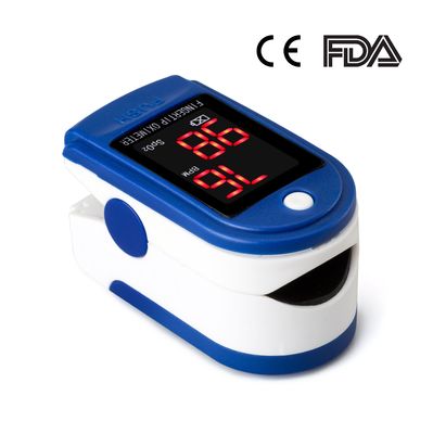 Aman 58*32*33.2mm 1060hPa Pulse Oximeter Dengan Monitor Detak Jantung Dual Color OLED