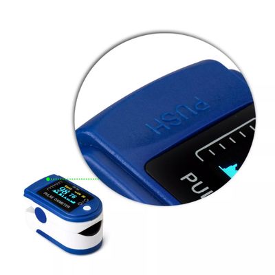 1.5V * 2 FCC Rohs Ujung Jari Pulse Oximeter Tabung Digital Monitor Saturasi Oksigen Rumah