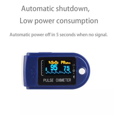 180BPM Temp Probe Ujung Jari Pulse Oximeter Monitor Saturasi Oksigen Darah Jari Spo2