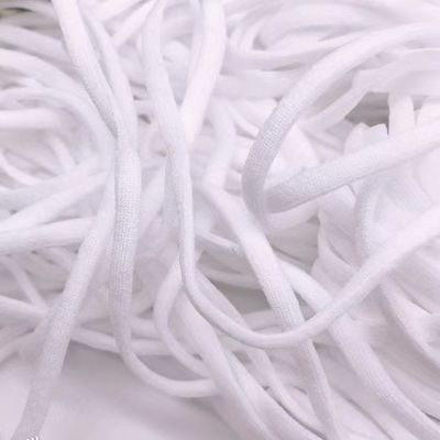 3mm Spandex Flat Round Elastic Earloop Untuk Masker Bedah Sekali Pakai