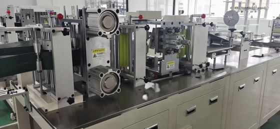 Mesin Manufaktur Masker Medis Sekali Pakai 10KW 80 - 100pcs / menit