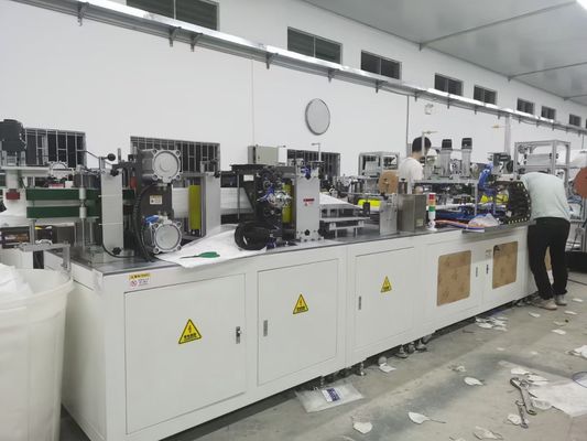 220V Ultrasonic Sepenuhnya Otomatis Mesin Masker Wajah Medis Nonwoven