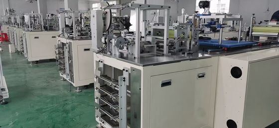 Mesin Manufaktur Masker Medis Sekali Pakai 10KW 80 - 100pcs / menit