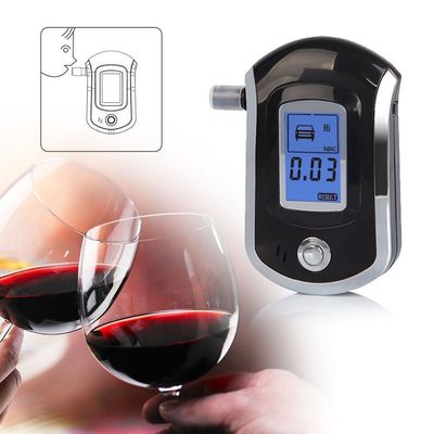 Kontrol MCU Digital Breathalyer Acohol Tester Dengan Corong