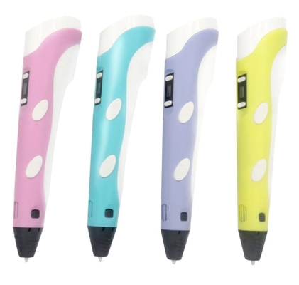 Mini Intelligent Drawing 3D Printer Pen 5V 2A Dengan Layar OLED