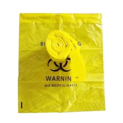 Kantong Sampah Biohazard LDPE / HDPE Sekali Pakai Biodegradable