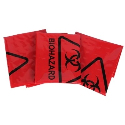 Kantong Sampah Biohazard Plastik PE Medis Untuk Rumah Sakit / Lab