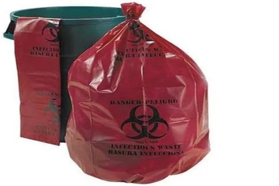 PE Biohazard Autoclavable Bags Untuk Limbah Rumah Sakit